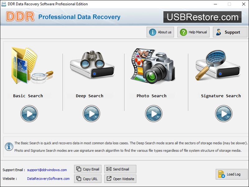 Screenshot of Data Recovery Software for Free