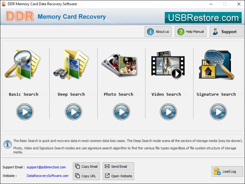 Screenshot of Card Restore 5.3.1.2