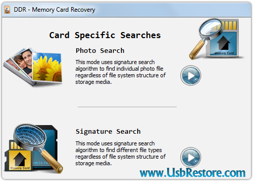 Memory Card Restore Software
